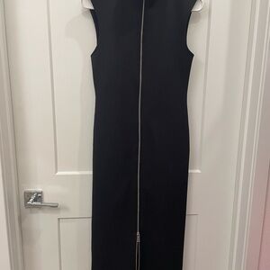 Zara Black Dress with Zipper Detail
